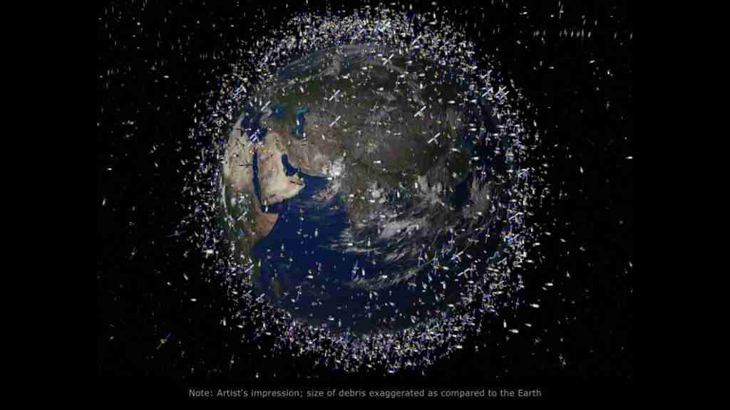 Climate change keeps space debris afloat longer