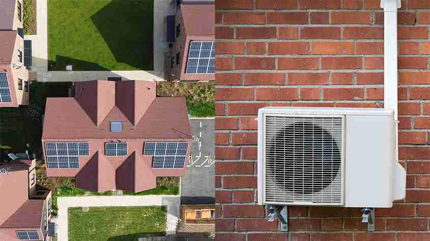 Solar panels vs heat pumps