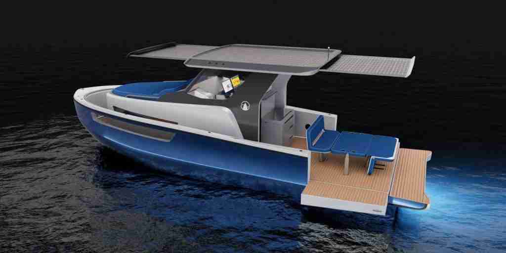 Exclusive: Former Tesla exec unveils slick-looking solar-powered electric speedboat