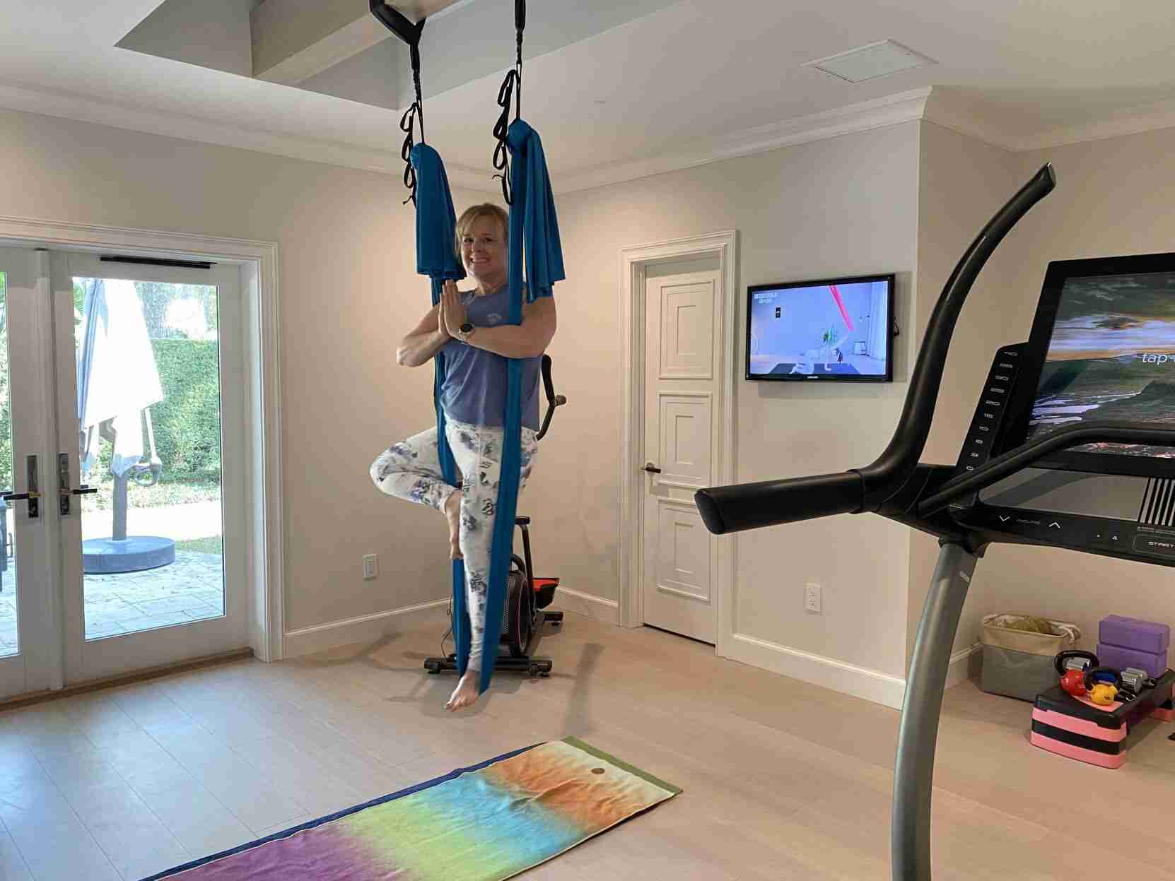 Hiking in Vietnam or weight workout at the Rose Bowl? Specialized apps are keeping home-gym trend alive