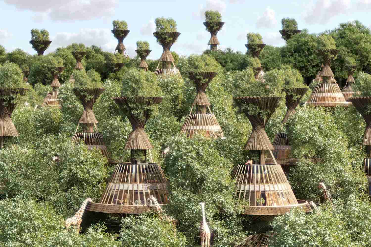 The world’s first eco-tourism based safari resort in Africa by MASK Architects