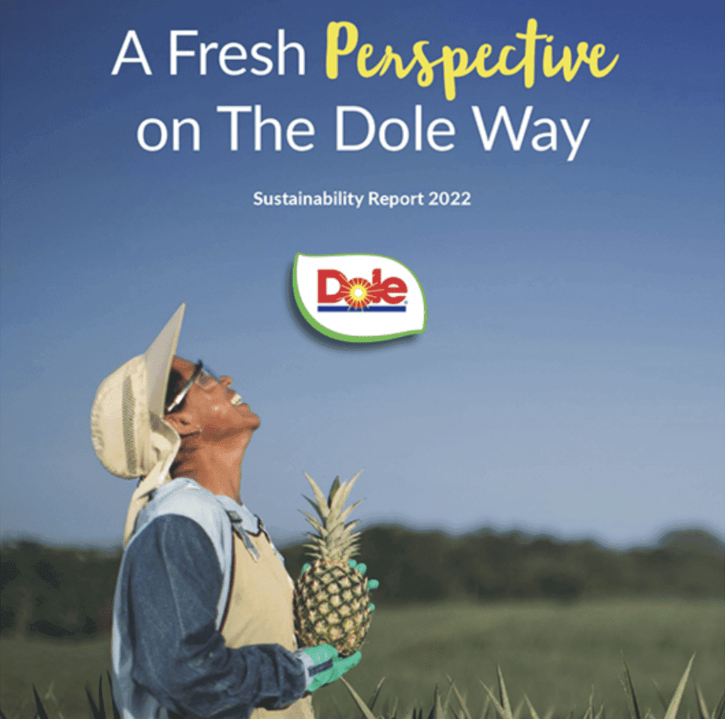 Dole releases sustainability report with framework through 2030