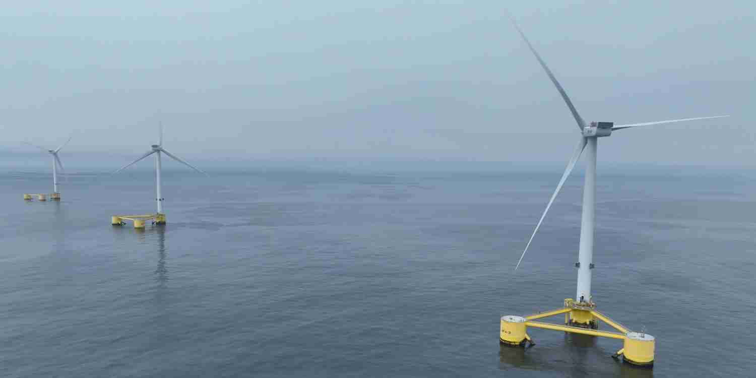 World’s first semi-submersible floating offshore wind farm blows past expectations