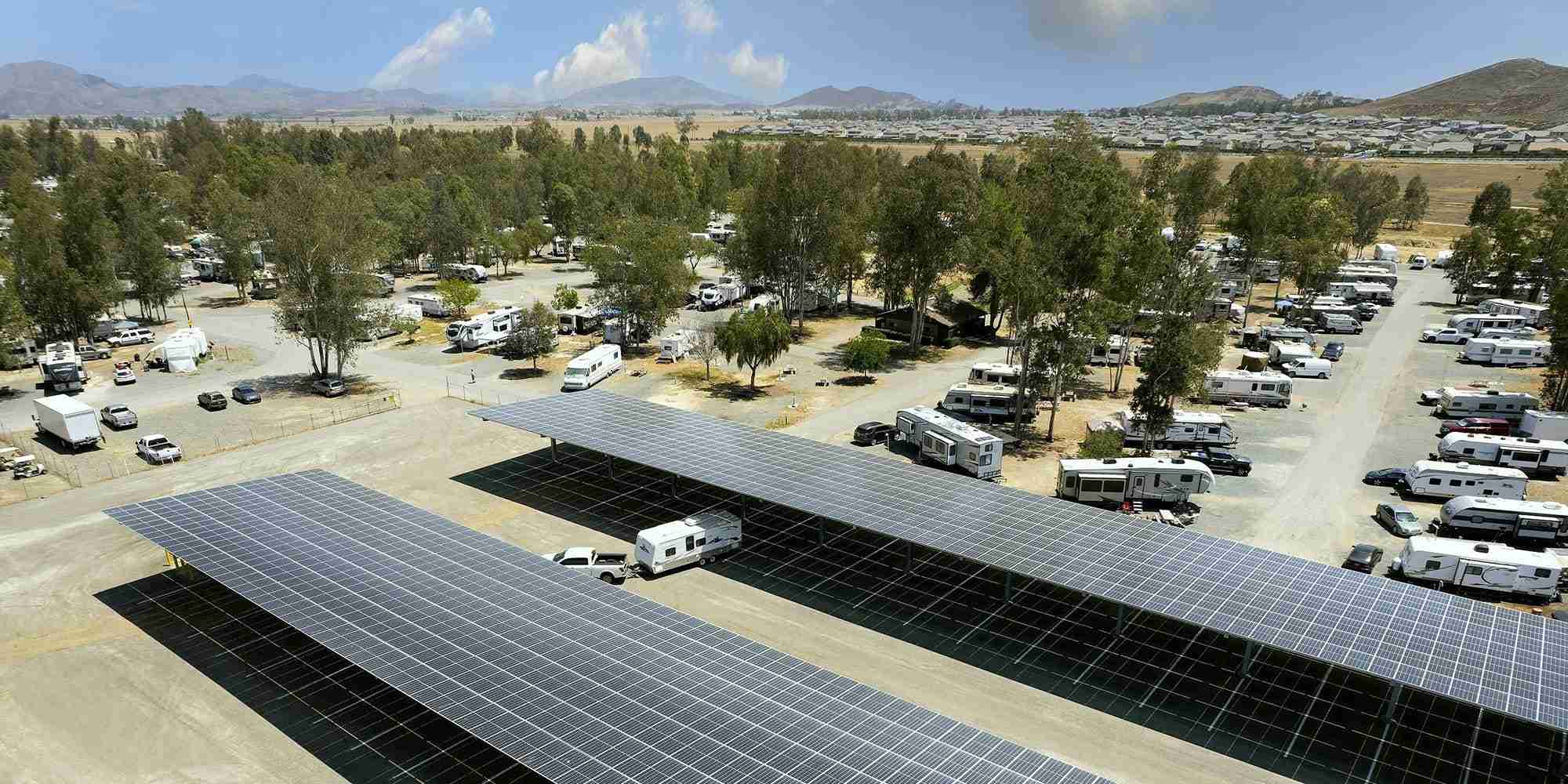 Electric RVing Could Be A Lot Cleaner At This Solar-Equipped RV Park