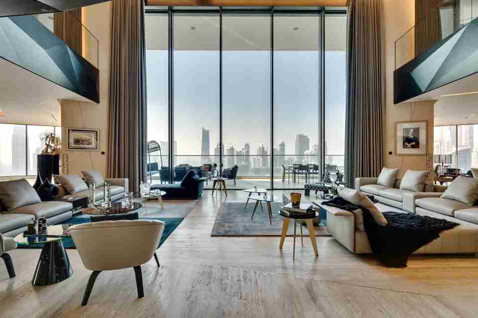 This $50 Million Duplex Penthouse in Dubai Comes With Two Massive Terraces and a Rooftop Pool