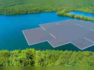 How floating solar panels are being used to power electric grids