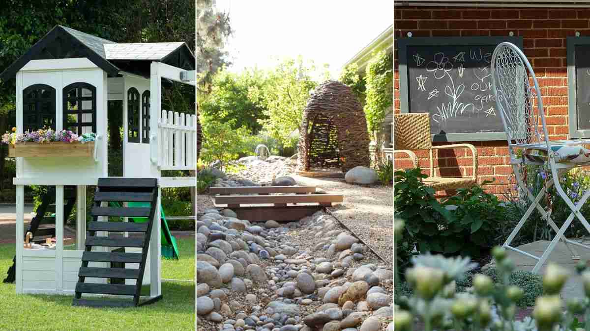 Backyard playground ideas – 10 ways to create a fun area outdoors that kids will love
