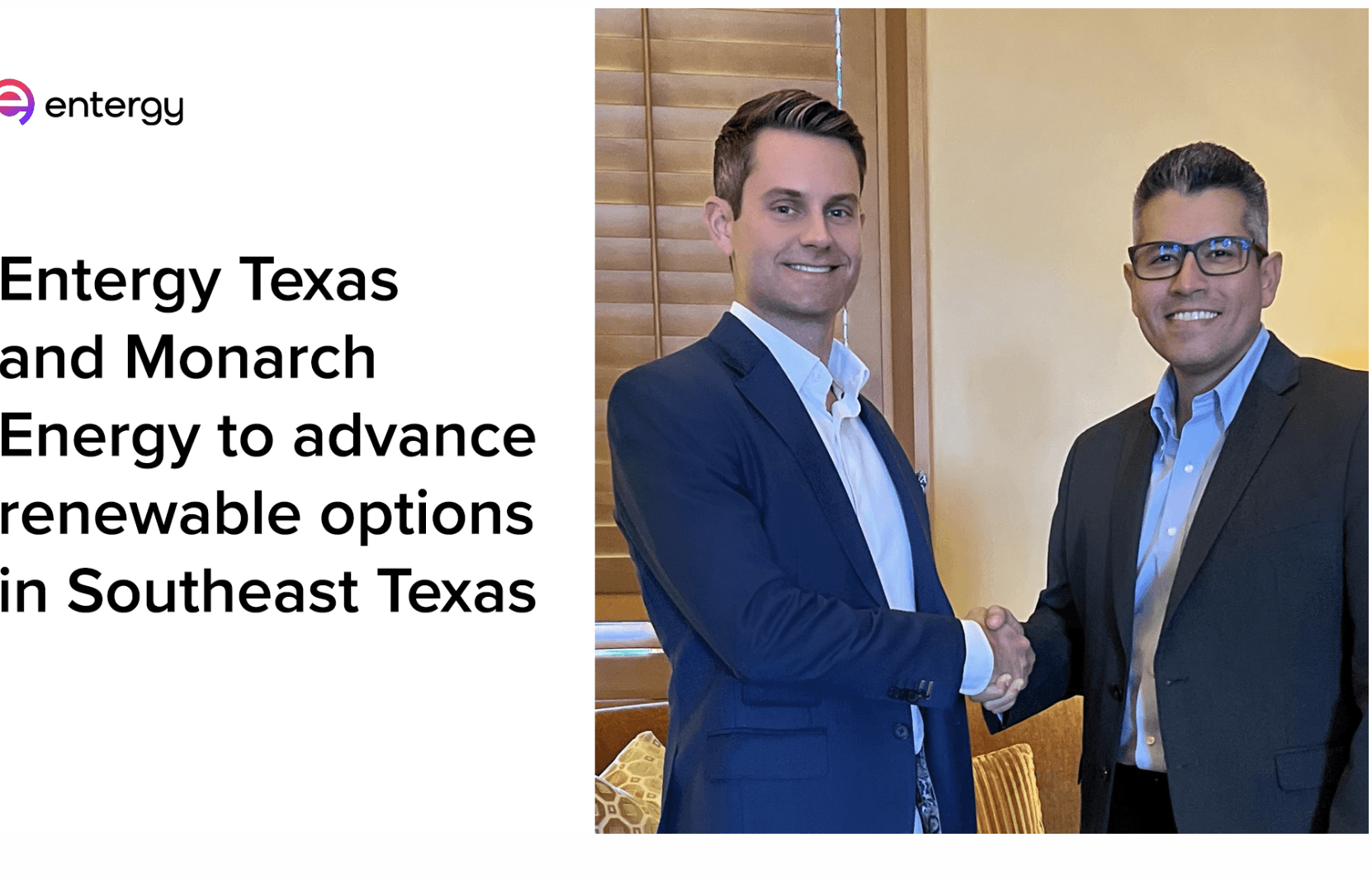 Green Hydrogen – Entergy Texas and Monarch Energy Collaborate to Advance Southeast Texas Energy Infrastructure