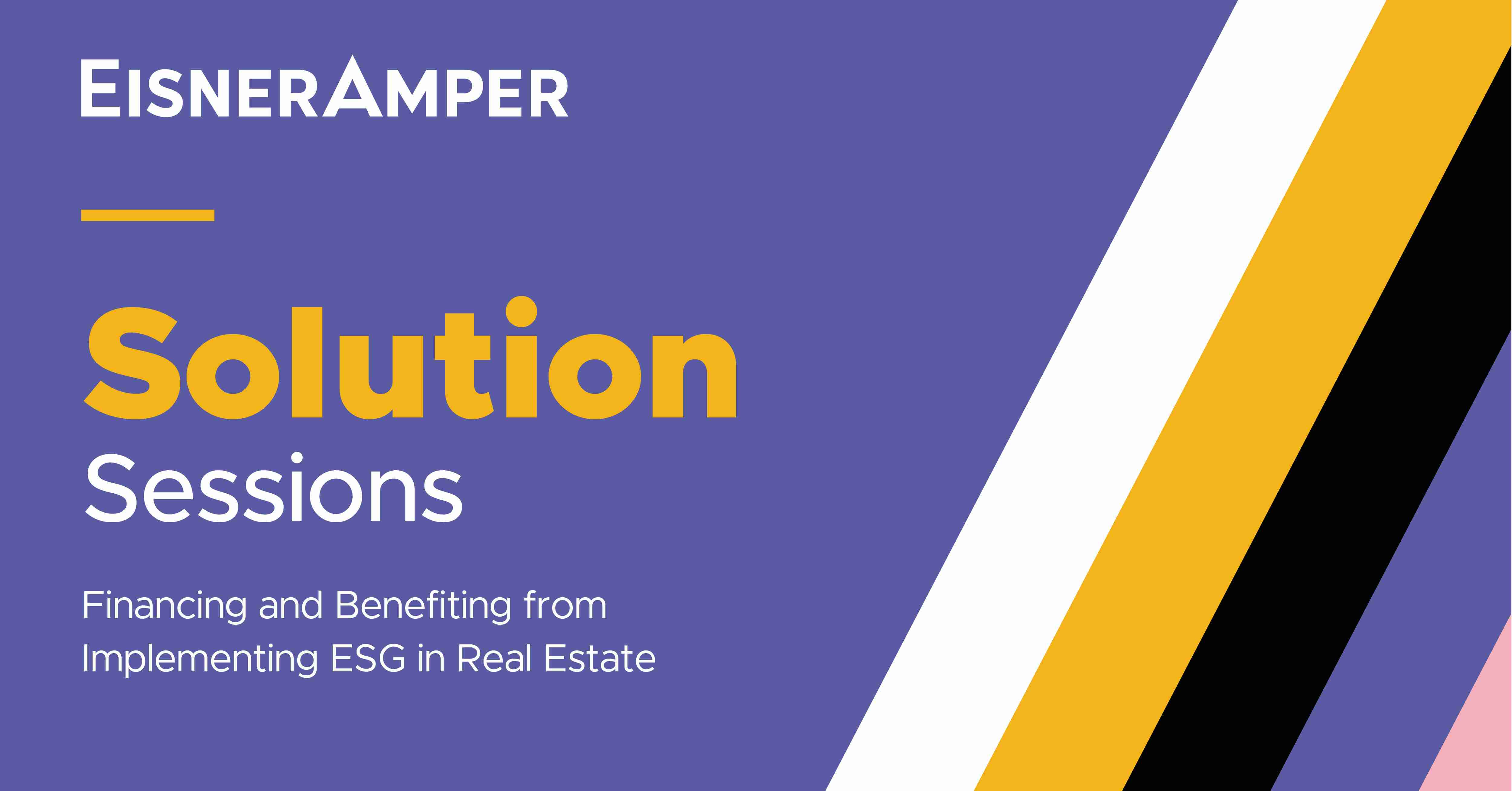 Financing and Benefiting from Implementing ESG in Real Estate