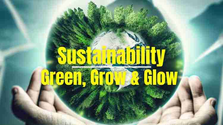 3 Powerful Steps to Sustainability: Embracing Green, Grow, and Glow for a Brighter Future