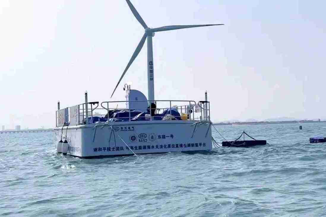 How a floating hydrogen farm has moved China closer to clean renewable energy