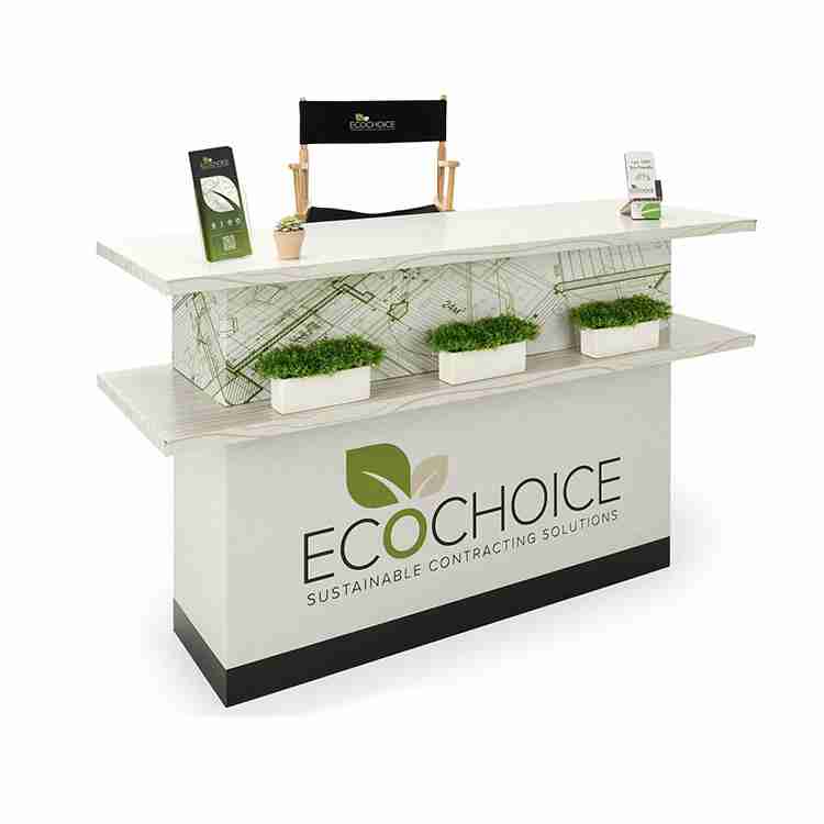Eco Friendly Plywood Racks Exhibition Display Stands For Shop Displays