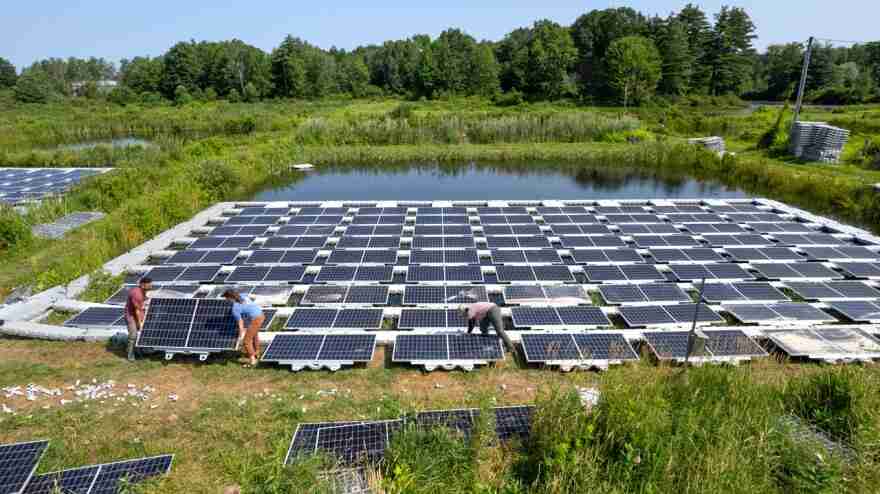 Cornell researchers test floating solar panels as new source of renewable energy 5 Cornell researchers test floating solar panels as new source of renewable energy