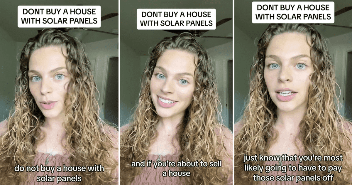 Real estate agent's controversial take on homes with solar panels offers food for thought