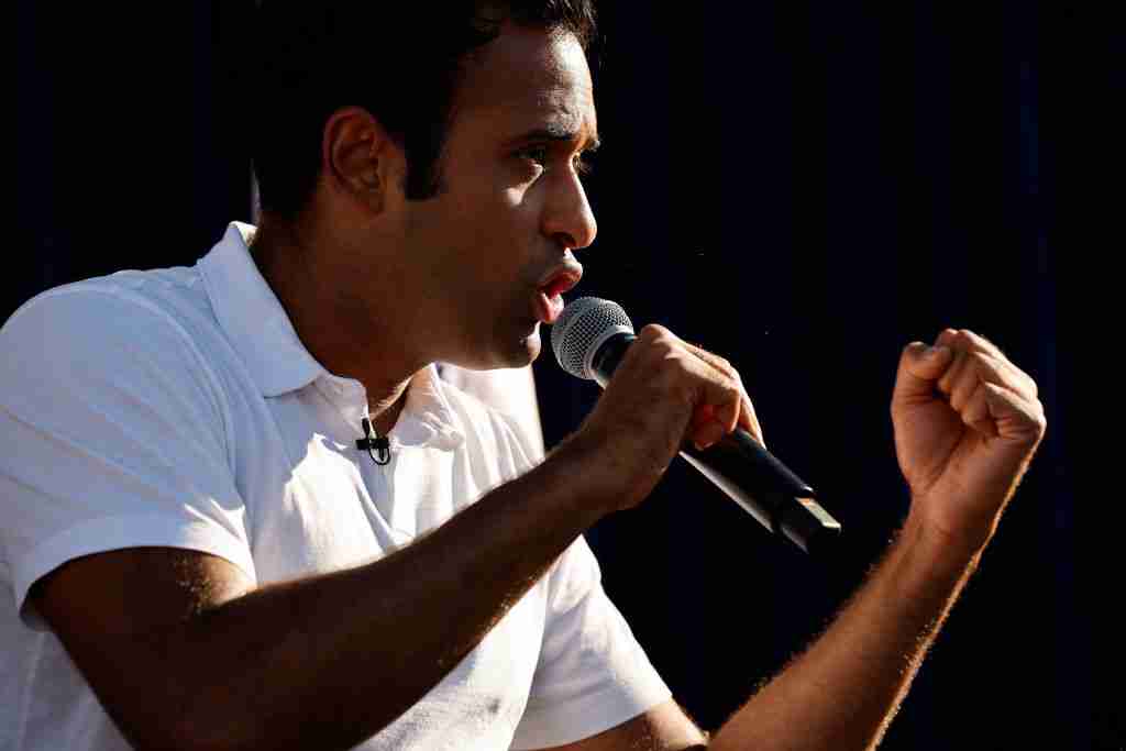 Vivek Ramaswamy Is Combining Climate Denialism With an Attack on “Woke Capitalism”