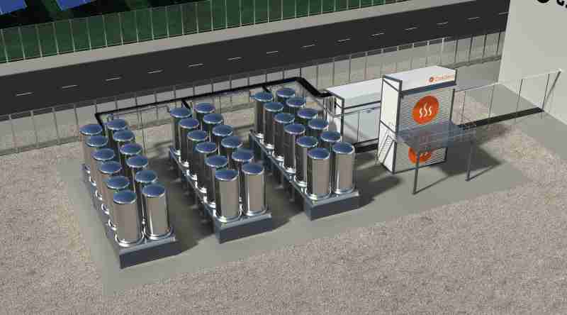 Industrial heat cells store renewable energy