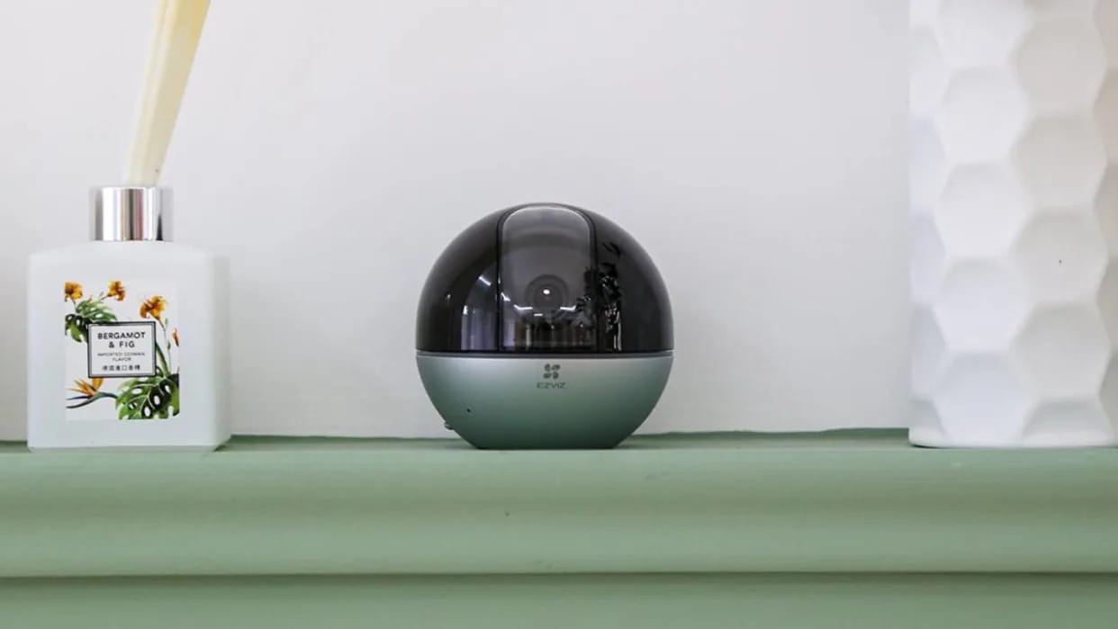 The EZVIZ E6 3K indoor security camera makes video calls when you wave at it!