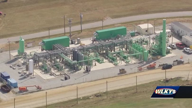 First-of-its-kind renewable natural gas plant opens in southern Indiana