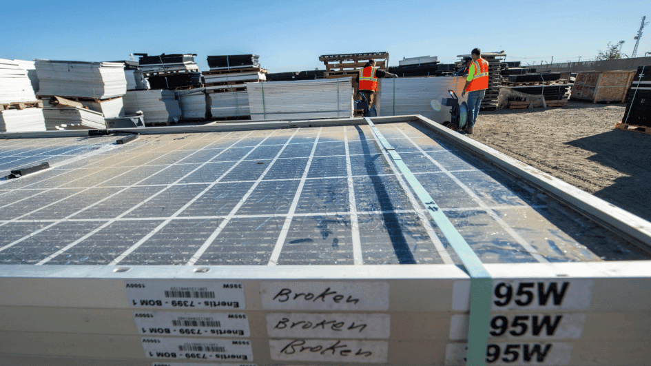 'Urban mining' offers green solution to old solar panels