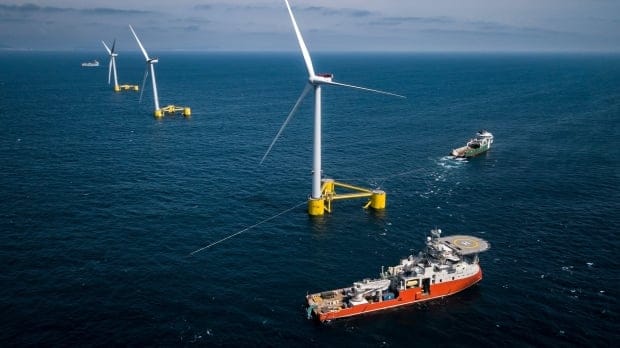 Here's the world's first subsea power distribution system for floating offshore wind farms