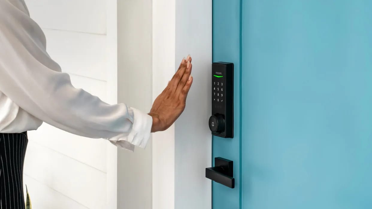Philips launches first residential smart lock with palm recognition technology