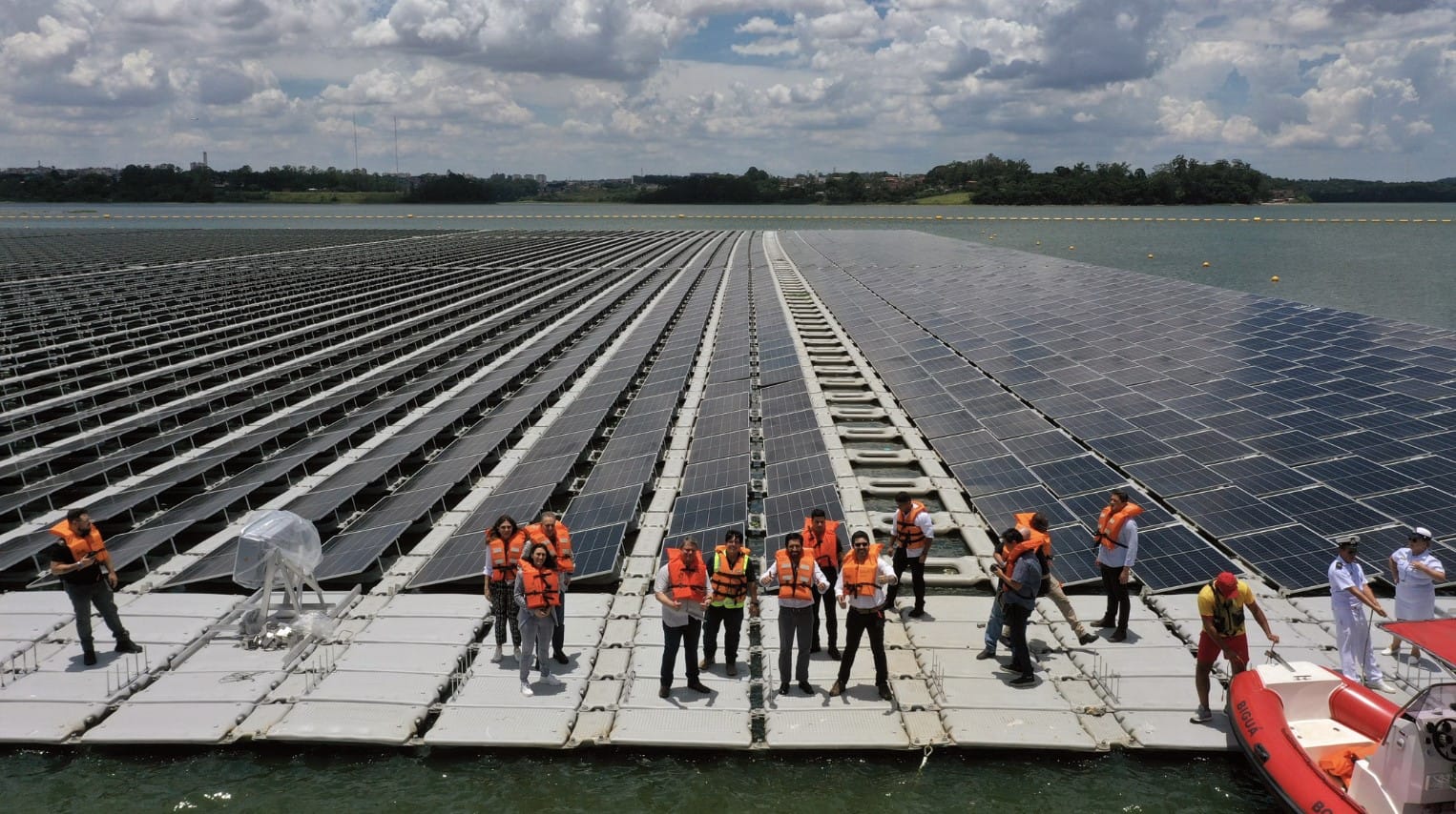 First stage of Brazil’s biggest floating solar plant inaugurated
