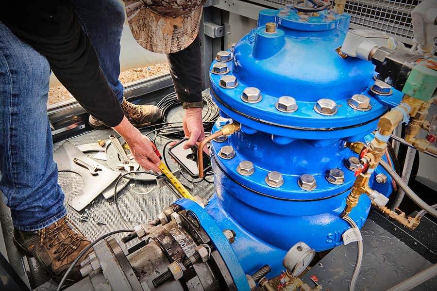 Microturbines can generate electricity from drinking water pipes