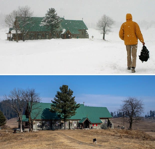 Snowless winter in Himalayas – another sign of climate change