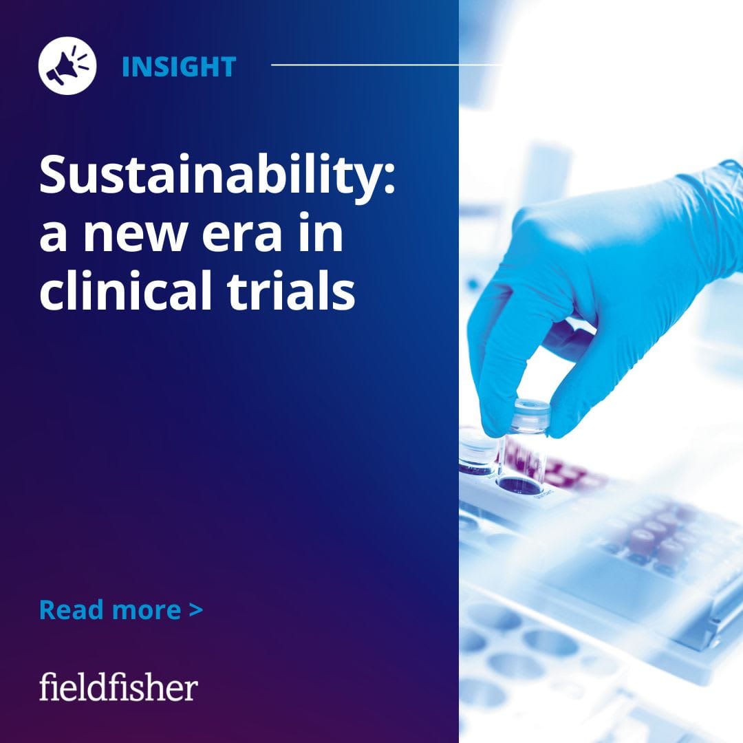 Sustainability: a new era in clinical trials