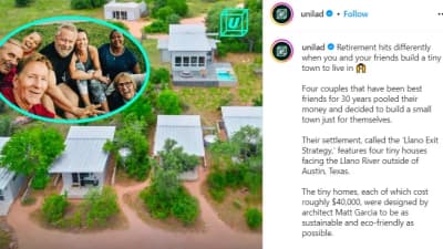 Best friends of 30 years unite to build a tiny town for retirement - Read full story