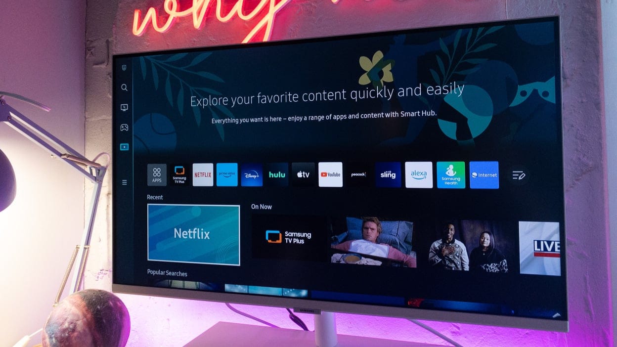 Samsung's M7 Smart Monitor is gorgeous and doubles as a TV