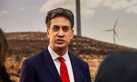 Sunak and ministers stoking division over UK’s net zero target, warns Ed Miliband