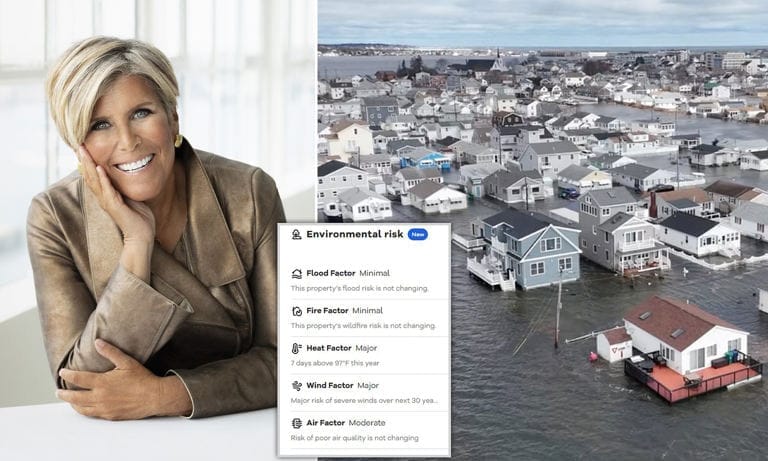 Realtor.com adds climate change risks to listings amid fears extreme weather is 'destroying the American dream of homeownership'