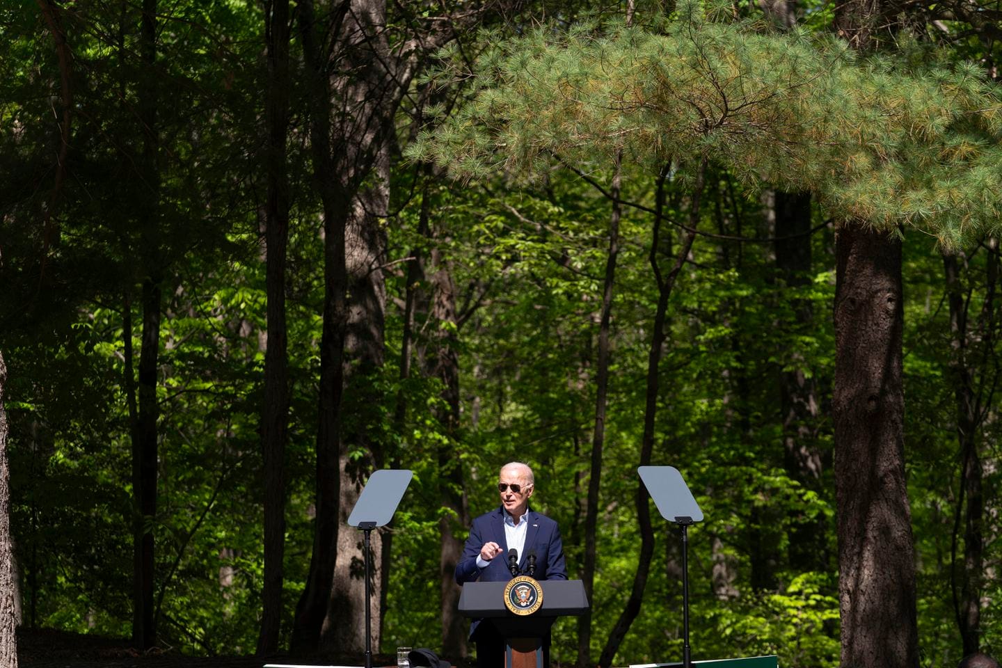 Biden marks Earth Day by going after GOP, announcing $7 billion in federal solar power grants
