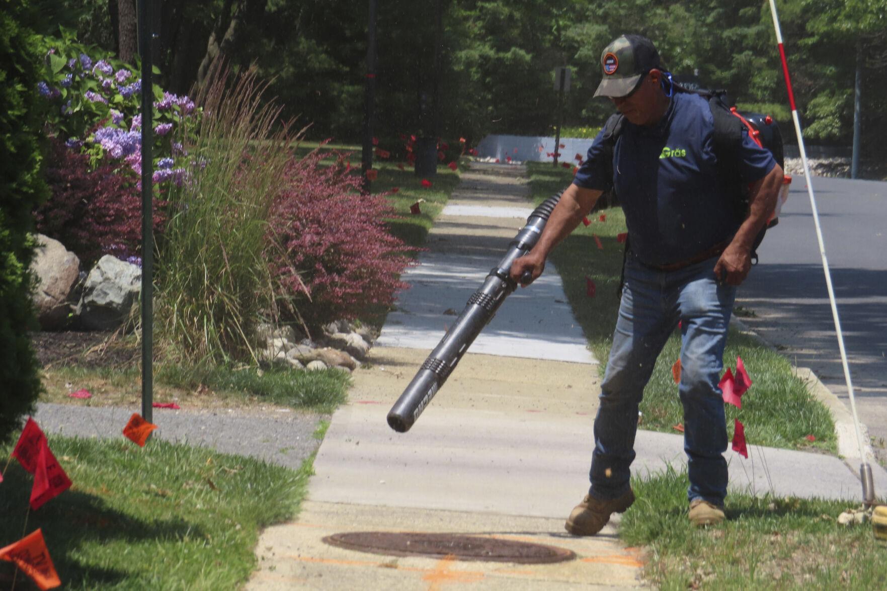 Bans on gas-powered leaf blowers are growing. So is blowback from the landscaping industry