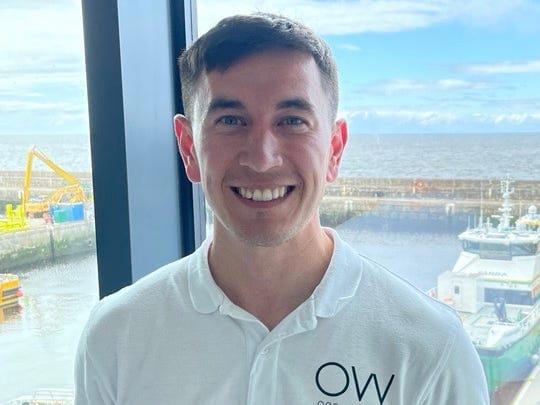 A millennial who switched from working on oil rigs to wind turbines says he's been promoted faster in renewable energy