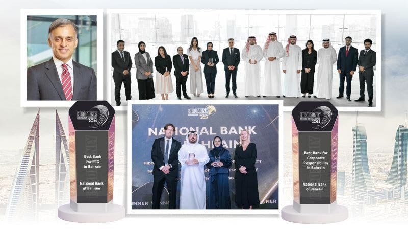 NBB Named ‘Bahrain’s Best Bank for ESG’ and ‘Bahrain’s Best Bank for Corporate Responsibility’ at Euromoney Awards for Excellence 2024