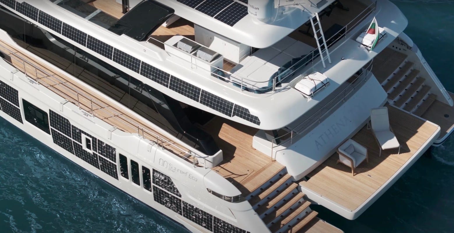 First-of-its-kind electric yacht to incorporate recycled bottles in its construction: 'Another milestone'