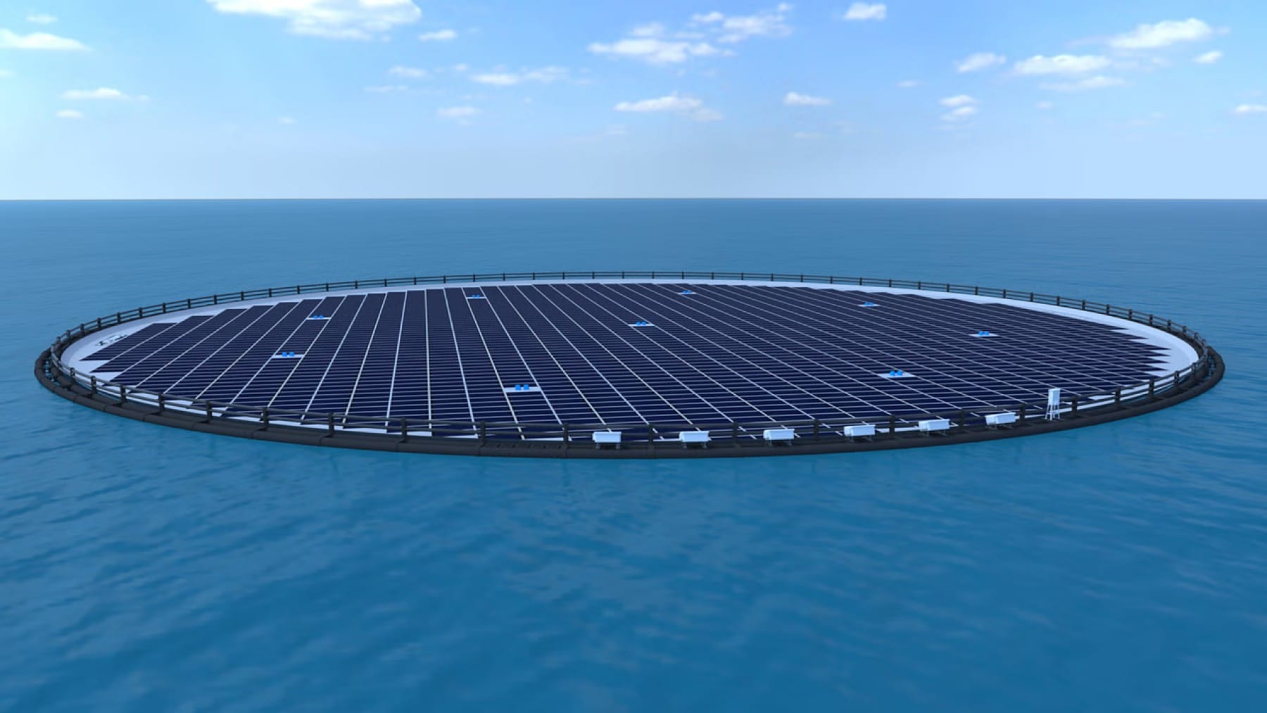This invention floats on the sea and follows the Sun: this is how it will turn rivers into giant solar panels