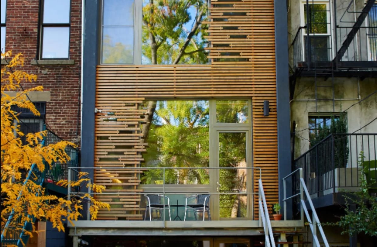 Architects create incredible remodeled Brooklyn home with remarkable passive features: 'We strategically used light hues and reflective materials'