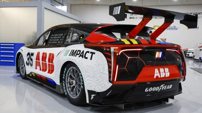 A green flag for clean power: NASCAR unveils its first electric racecar