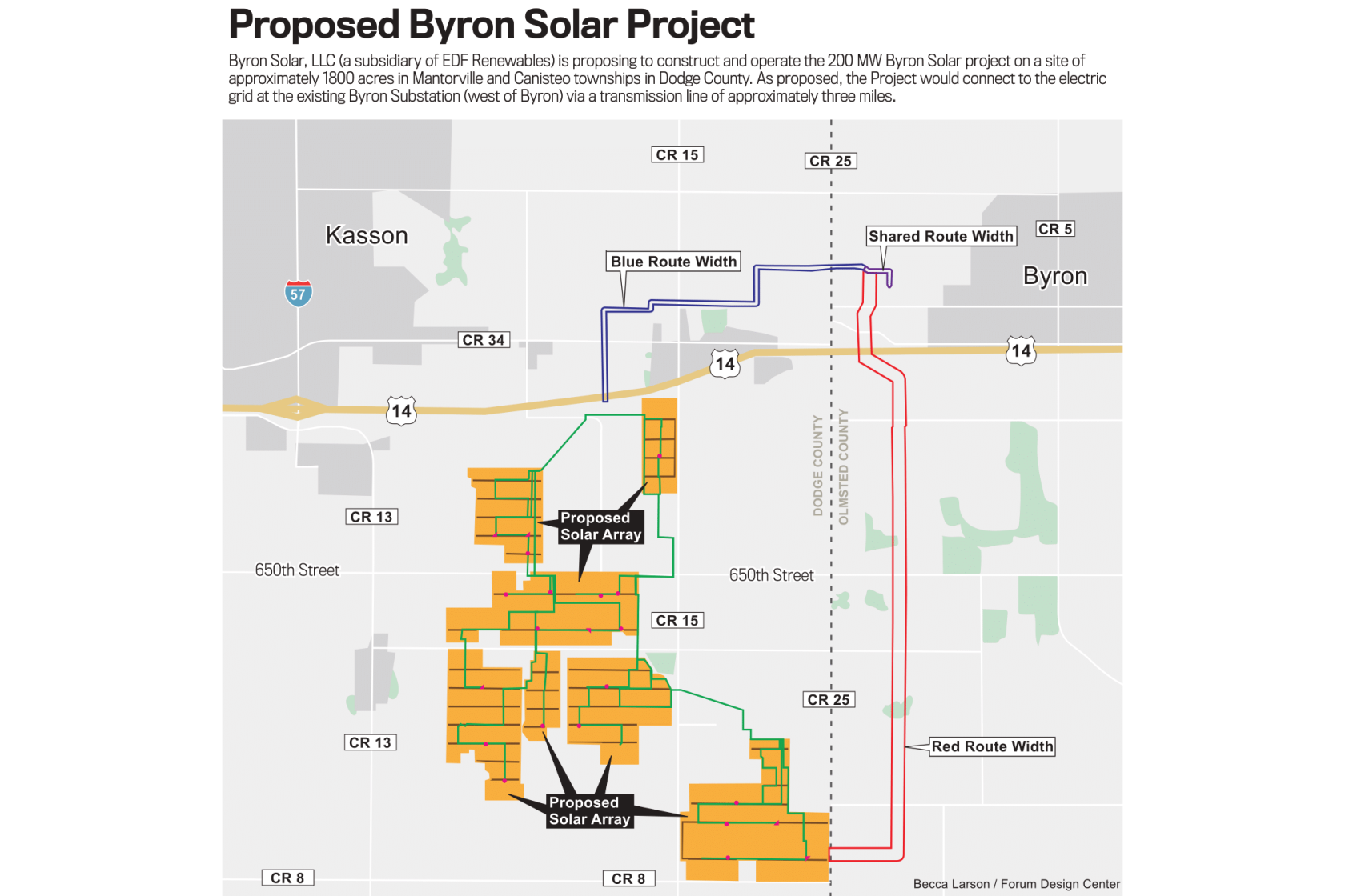 When will that big solar project near Byron and Kasson happen?