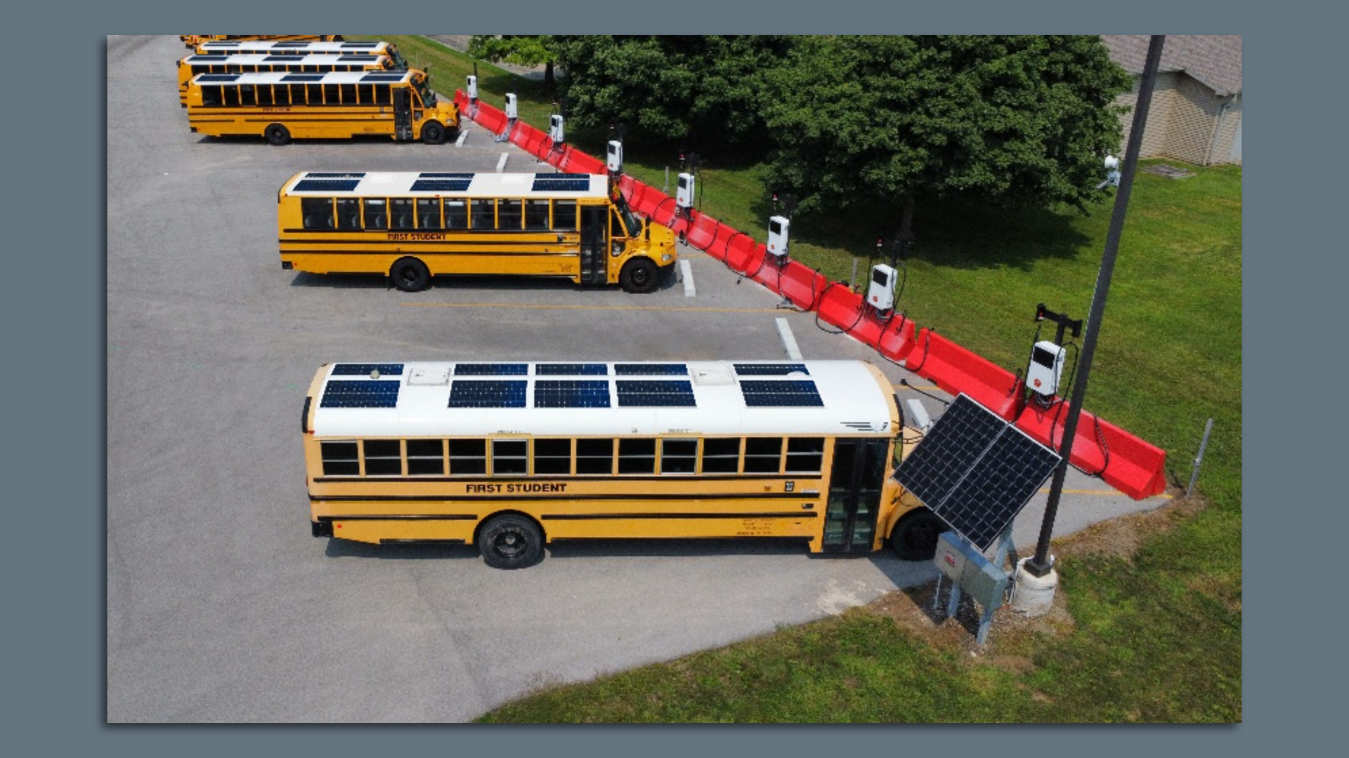 How NYC's first solar school buses could help electric grid