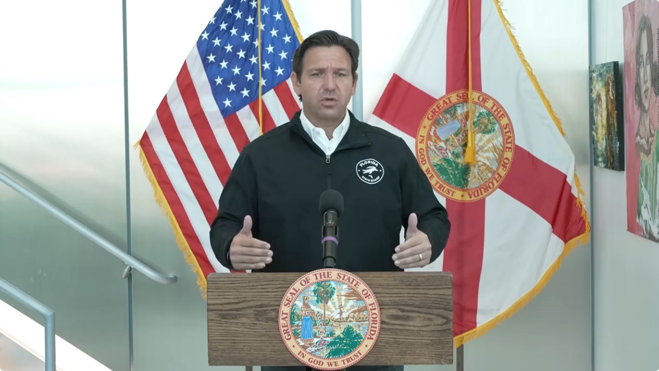 Gov. DeSantis stonewalls question about climate change, accuses media of ‘virtue signaling’