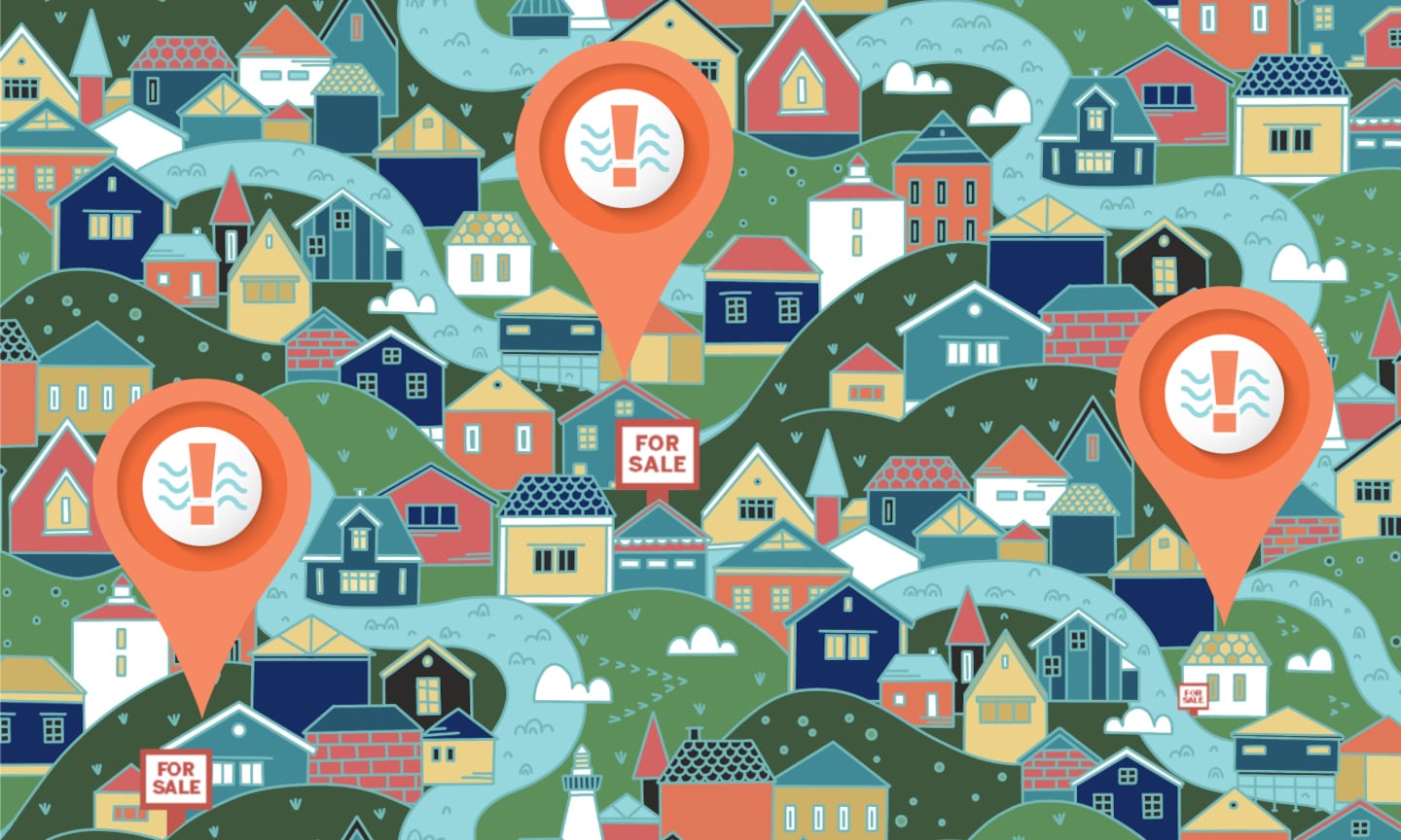 Zillow added climate risk data to its for-sale listings. Not everyone in the real estate game is happy.