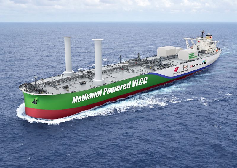 Japanese consortium unveils eco-friendly methanol-powered VLCC design