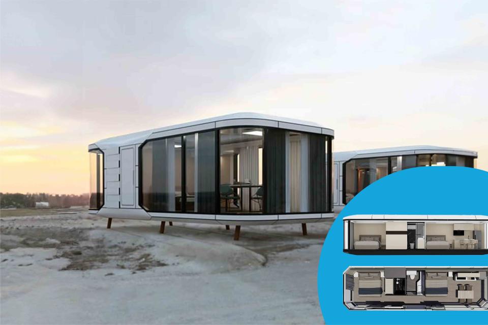 We Found a Futuristic Tiny Home at Amazon with Smart Features, Panoramic Views, and Blackout Curtains