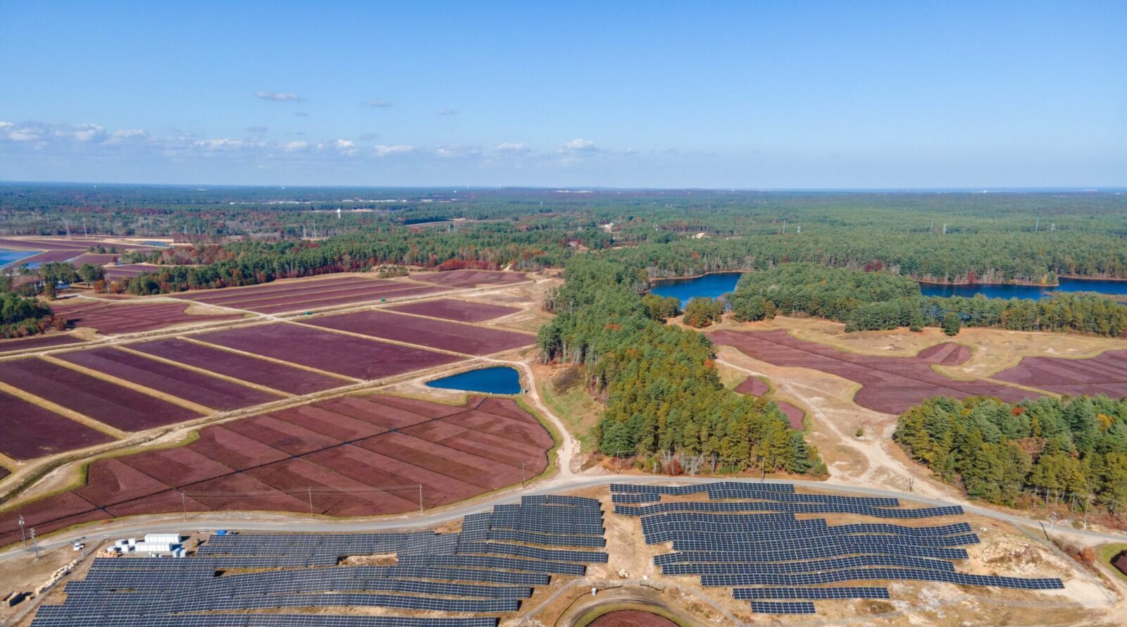 Solar Project Converts Cranberry Bog Into An Efficient Power Source