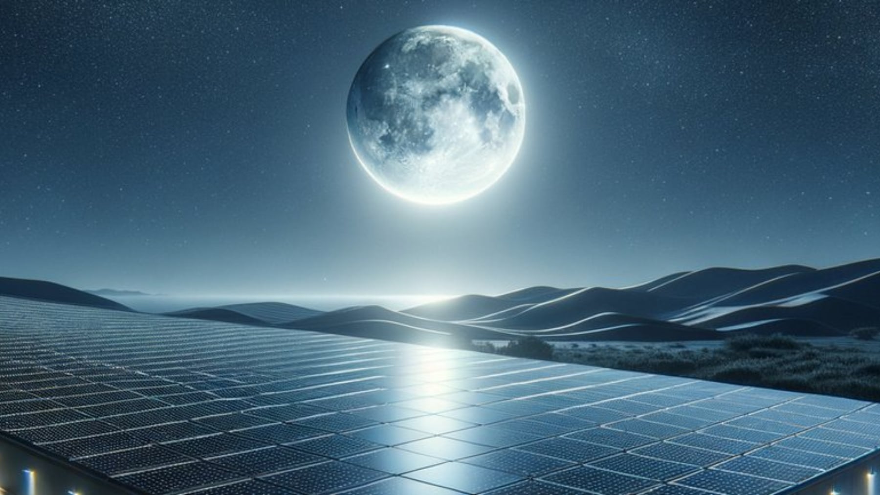 Tesla’s first solar panel shocks the world: What if it’s illuminated by the moon
