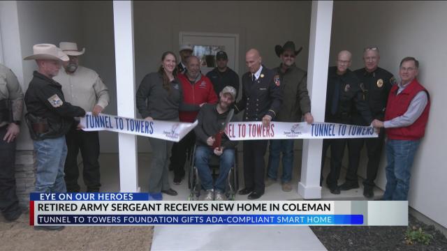 Paralyzed Veteran gifted accessible smart home in Coleman by Tunnel to Towers Foundation